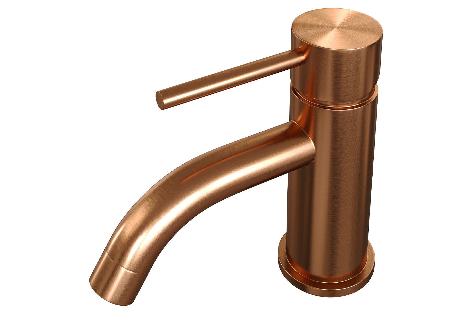 Koperen PVD badkamerkranen Copper Edition BRAUER kranen